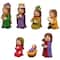 7-Piece Mini Children's Nativity Christmas Set - 4" - Multicolor